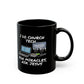 Church Tech Mug (Black), I Do Church Tech For Miracles Ask Jesus, Christian Sound Engineer Mug