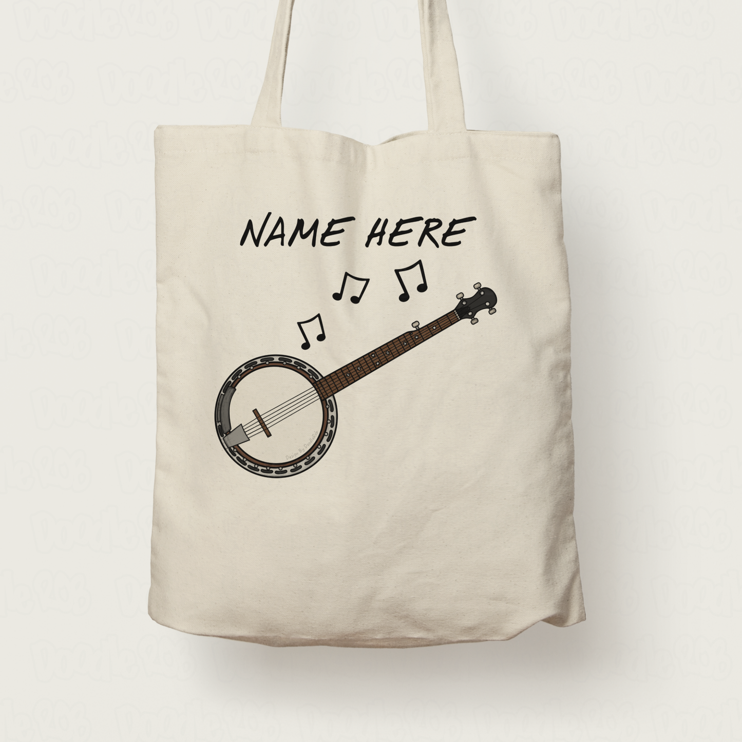 Banjo Personalised Tote Bag - Banjoist Tote Bag - Folk Musician Gift