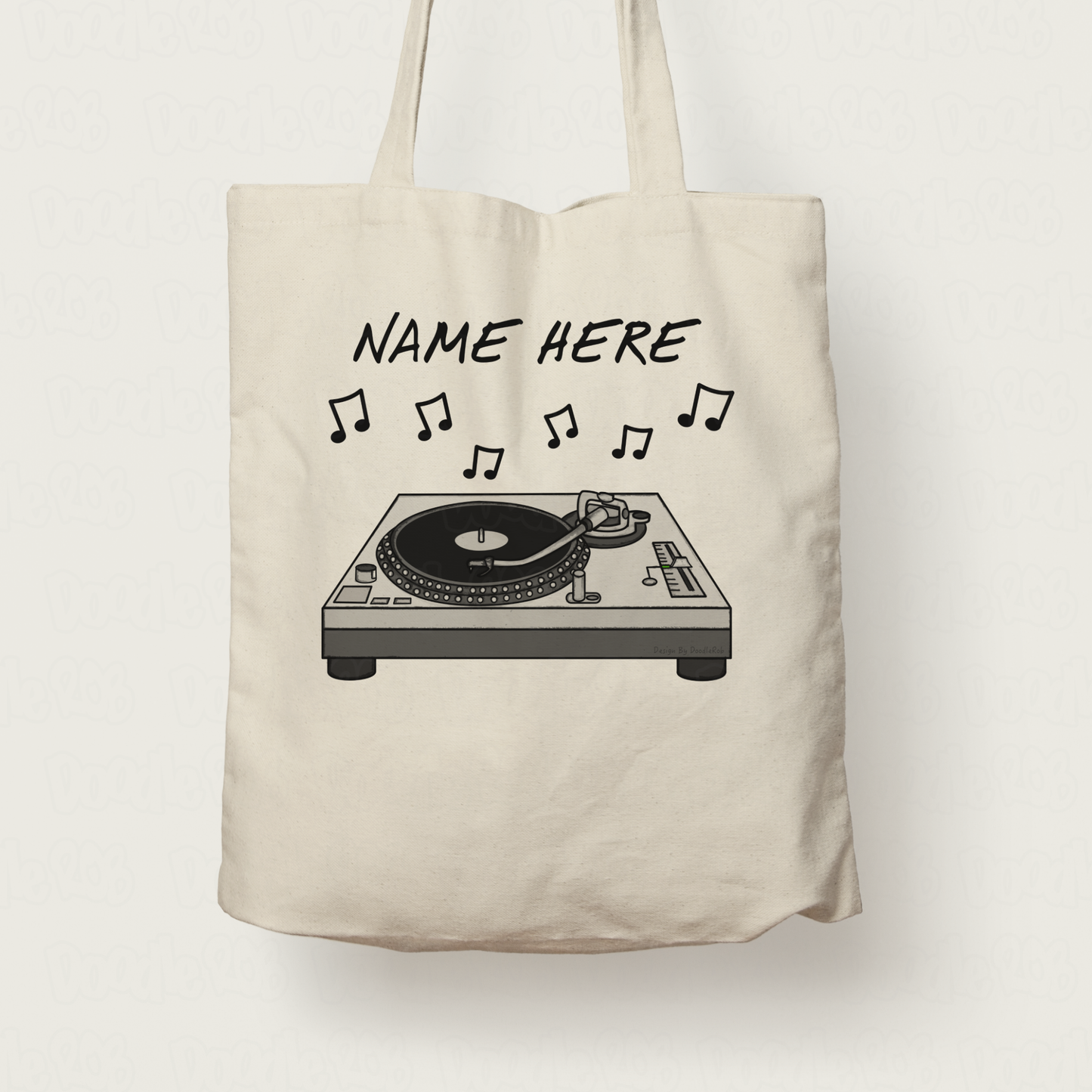 DJ Personalised Tote Bag - Custom Gift For DJ - Electronic Music Producer Gift