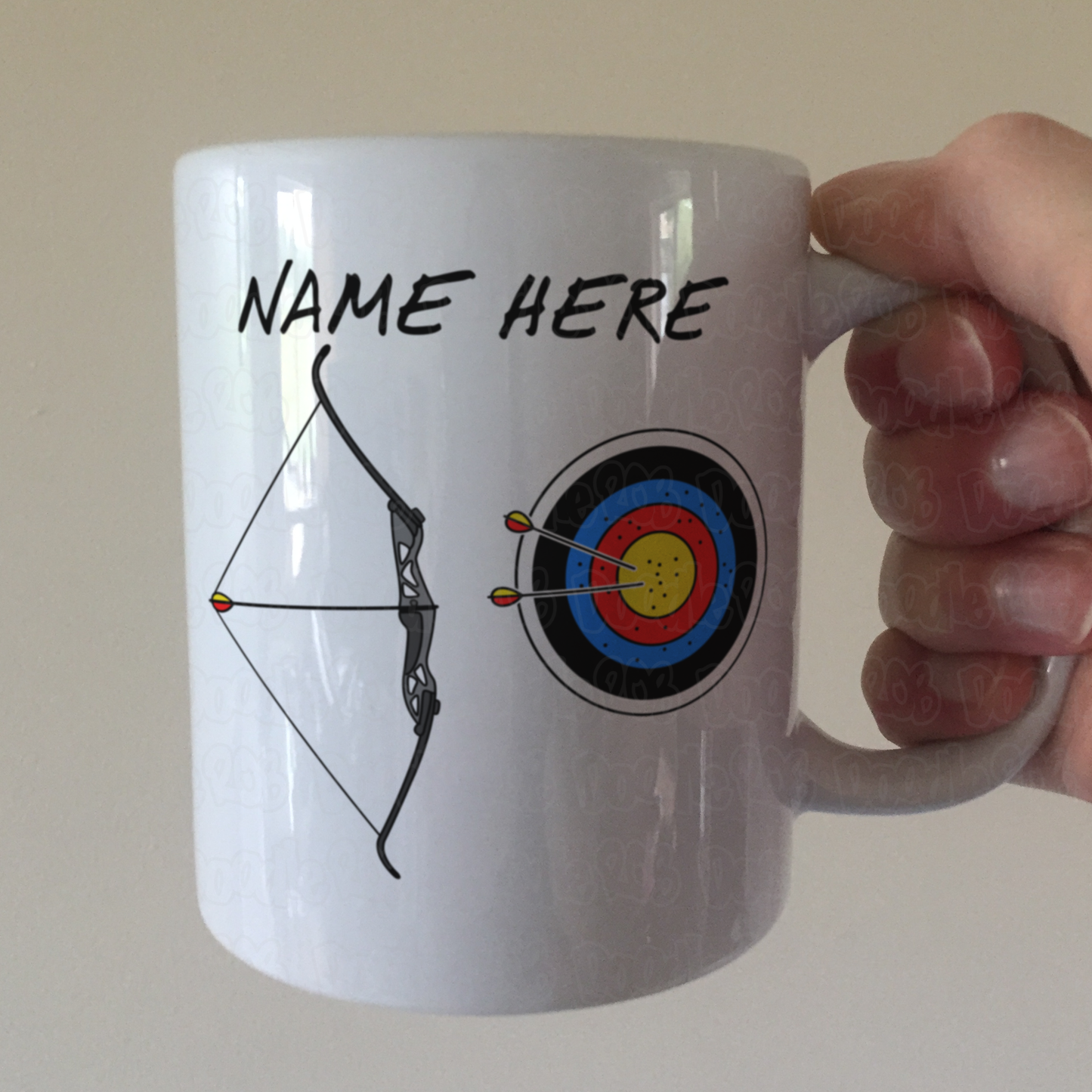 Archery Personalised Mug - Gift For Archer - Archery Coach Gift