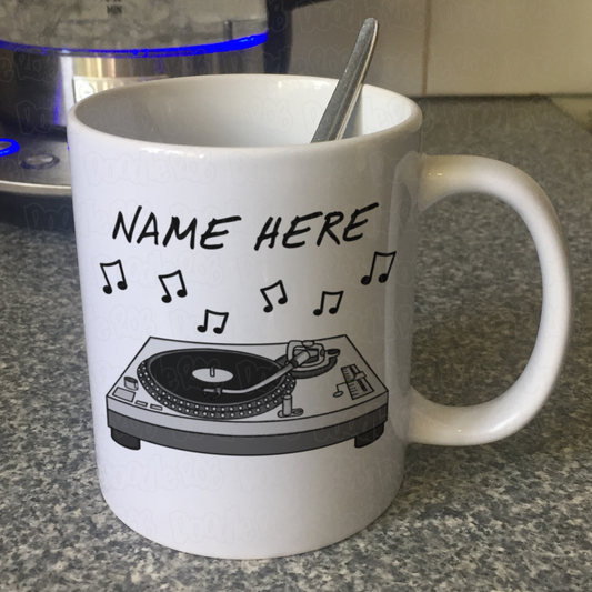 DJ Personalised Mug - Custom Gift For DJ - Music Producer Gift