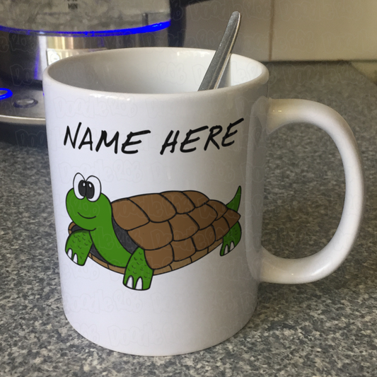 Tortoise Personalised Mug - Custom Animal Lover Mug - Gift For Pet Tortoise Owner