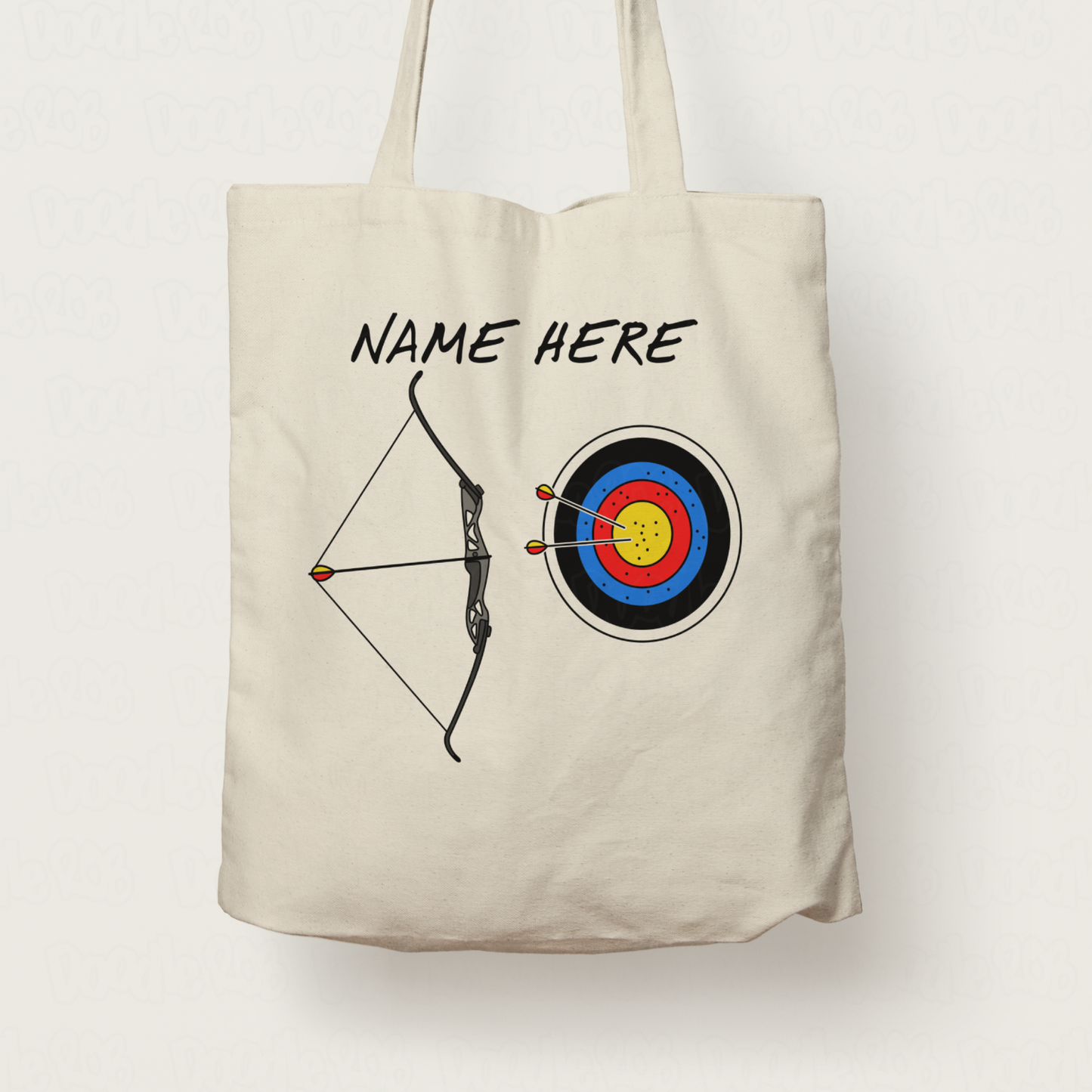 Archery Personalised Tote Bag - Custom Gift For Archer - Archery Coach Gift